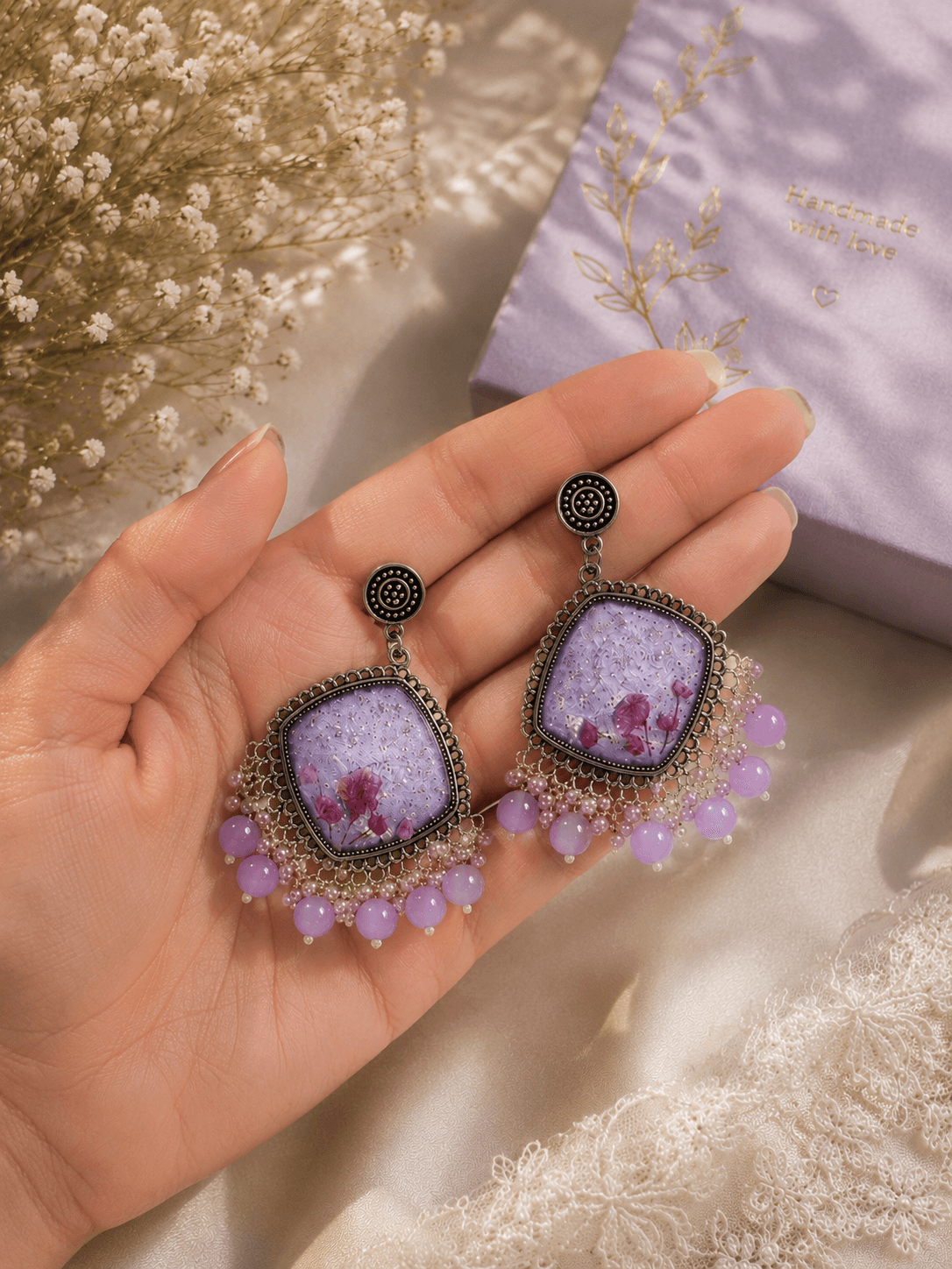 Resin Jhumkas